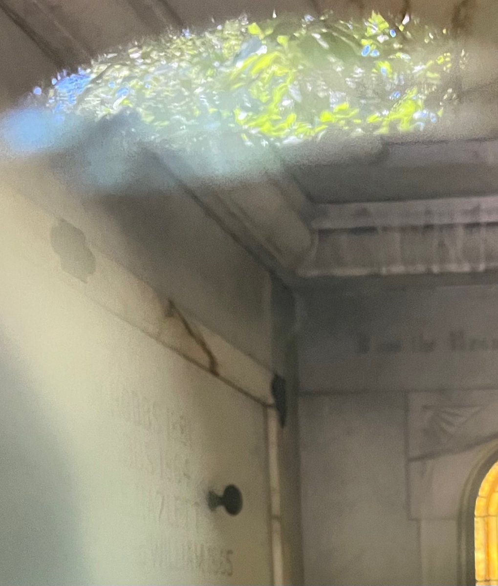 #creepy crazy anomalies appear while taking a photo inside a mausoleum! Do you ever take a stroll through a #Cemetery or #graveyard for fun? #haunted