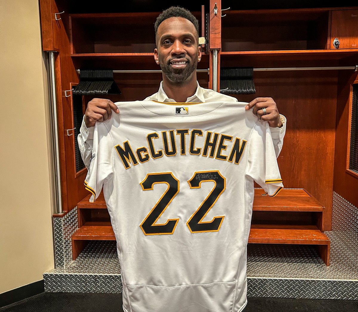 RETWEET THIS for a chance to win a signed Andrew McCutchen jersey to celebrate Cutch's return!