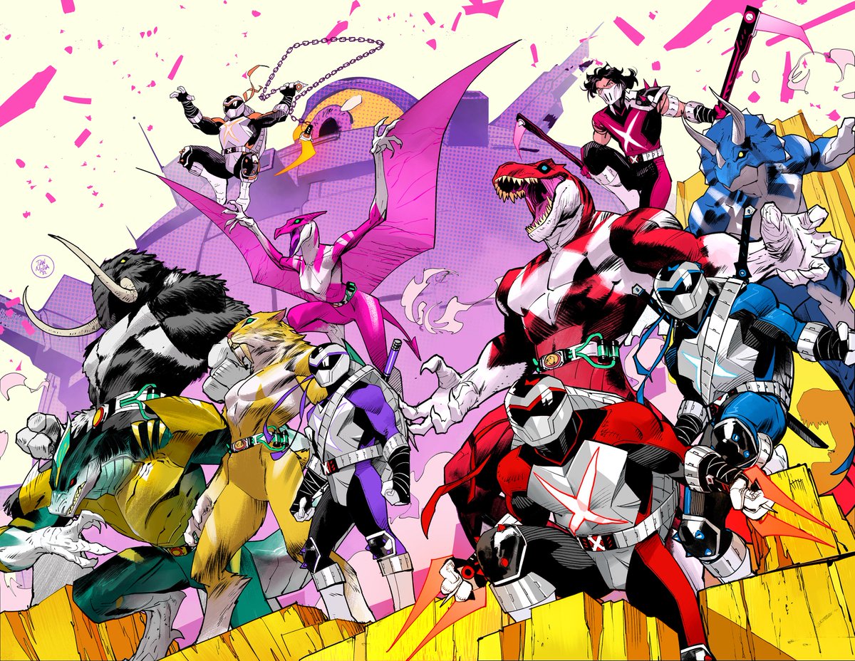 Mighty Morphin Power Rangers/Teenage Mutant Ninja Turtles #5 cover