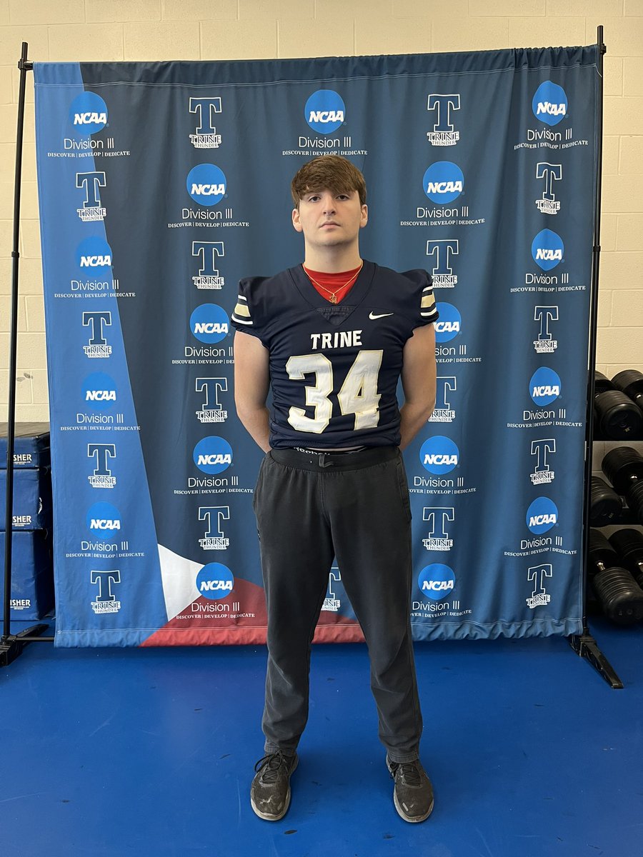 After a great visit I am blessed to announce that I have received my second offer from Trine University!! Thank you to <a href="/CoachJKinsey/">Jacob Kinsey</a> and <a href="/CoachAbbs/">Troy Abbs</a> for this opportunity!!✅