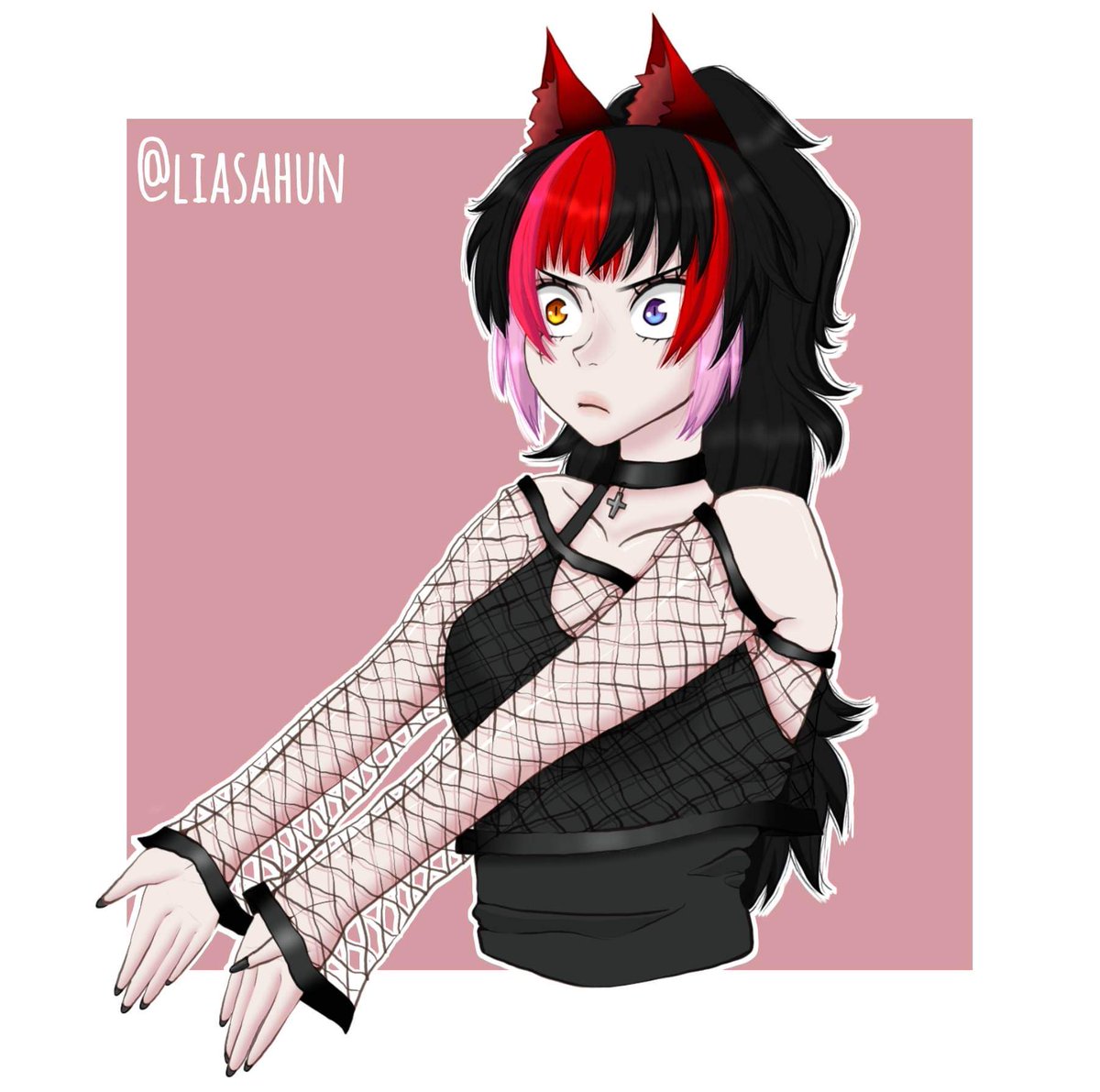 xFoxres's tweet photo. Tysm for the amazing art @Liasahun !!!! #art #foxres #vtuber #vtuberuprising #twitchstreamer https://t.co/g69mEfv7X7