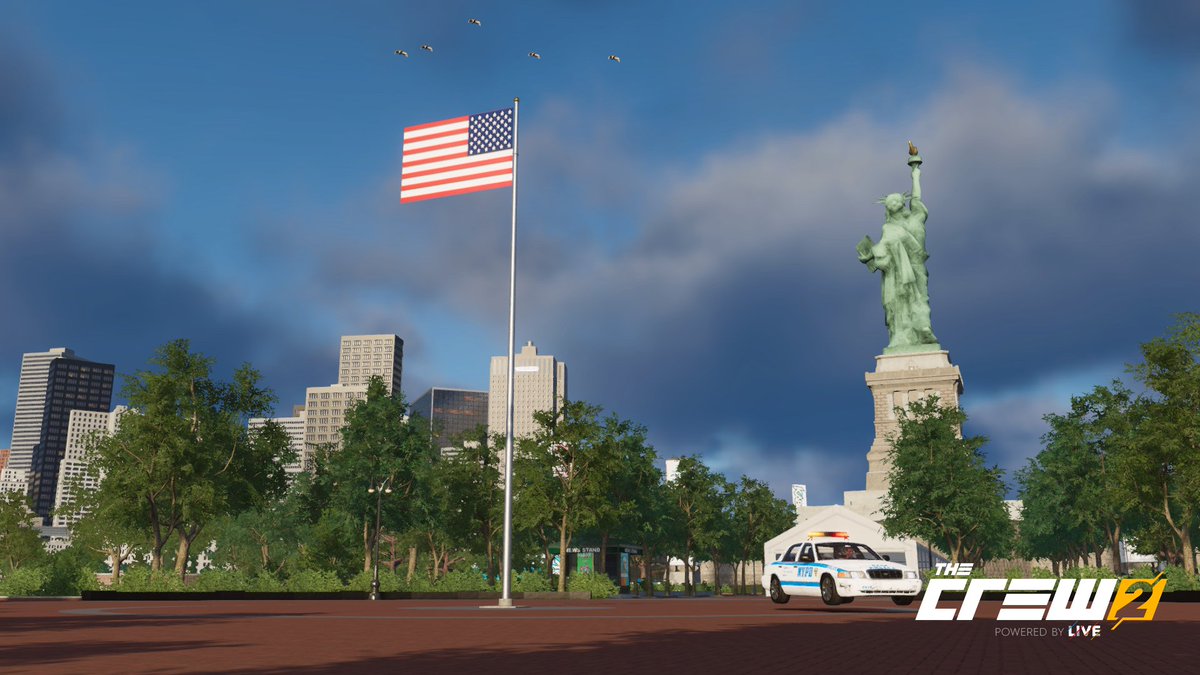imaginox9's tweet photo. USA flag, Statue of Liberty, and the NYPD #PS4share https://t.co/wqkSfeFxlg
