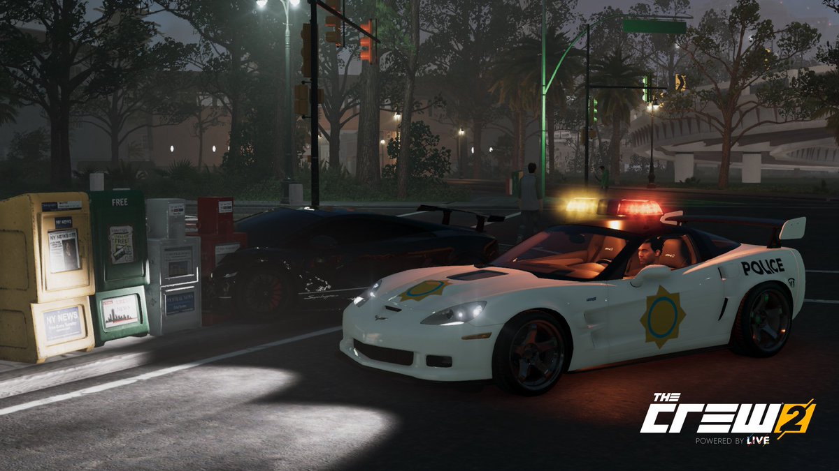 imaginox9's tweet photo. NFS Carbon style police Corvette #TheCrew2 #PS4share https://t.co/MFTsgLbSmf