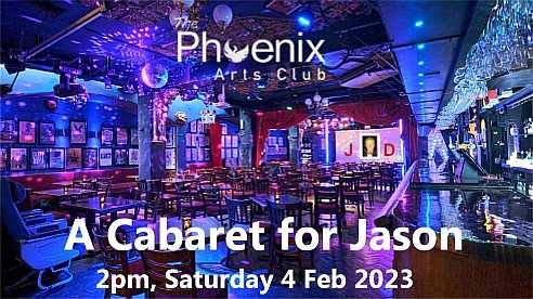 1.30-2pm: buy drinks &amp; get ready!
2- 4pm: CABARET!
4 - 6pm: buy drinks &amp; mingle!  
With Adele Anderson, John Barr, Mark Bunyan, Ada Campe, Sam Holmes, Dusty Limits, Paulus, Andrew Pepper, Michael Roulston, Ben Stock, &amp; Sarah-Louise Young!
phoenixartsclub.com/whats-on/event…
David Cade.