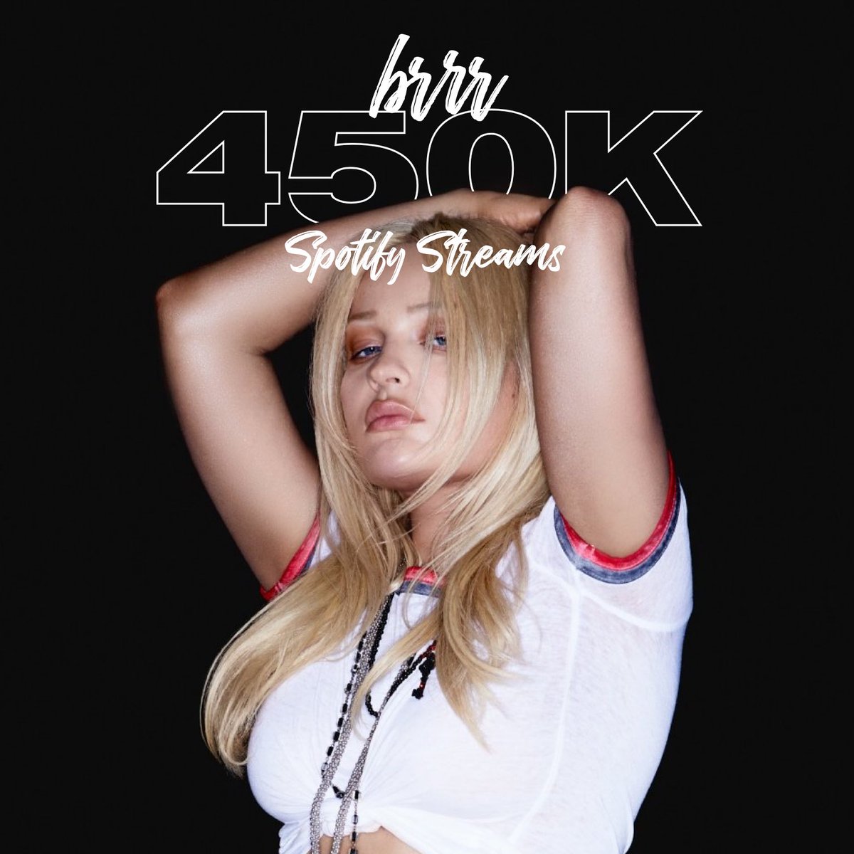 Brrr gained 450K streams on Spotify in it’s first day of release!❄️