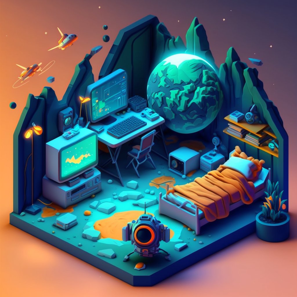 ASSIILY's tweet photo. Alien space room in universe....  #space, #alien #lowpoly, #lowpolyart, #3dart, #3dmodelling, #3dartist, #3dartist, #drender, #3dgraphics, #3dmodel, #3dartwork, #cinema4d, #AIArt, #blender, #danimation, #3dsculpting, #3dcharacterdesign, #3dcharacter, #art, #graphics, #digitalart https://t.co/UxuSgFWIL6