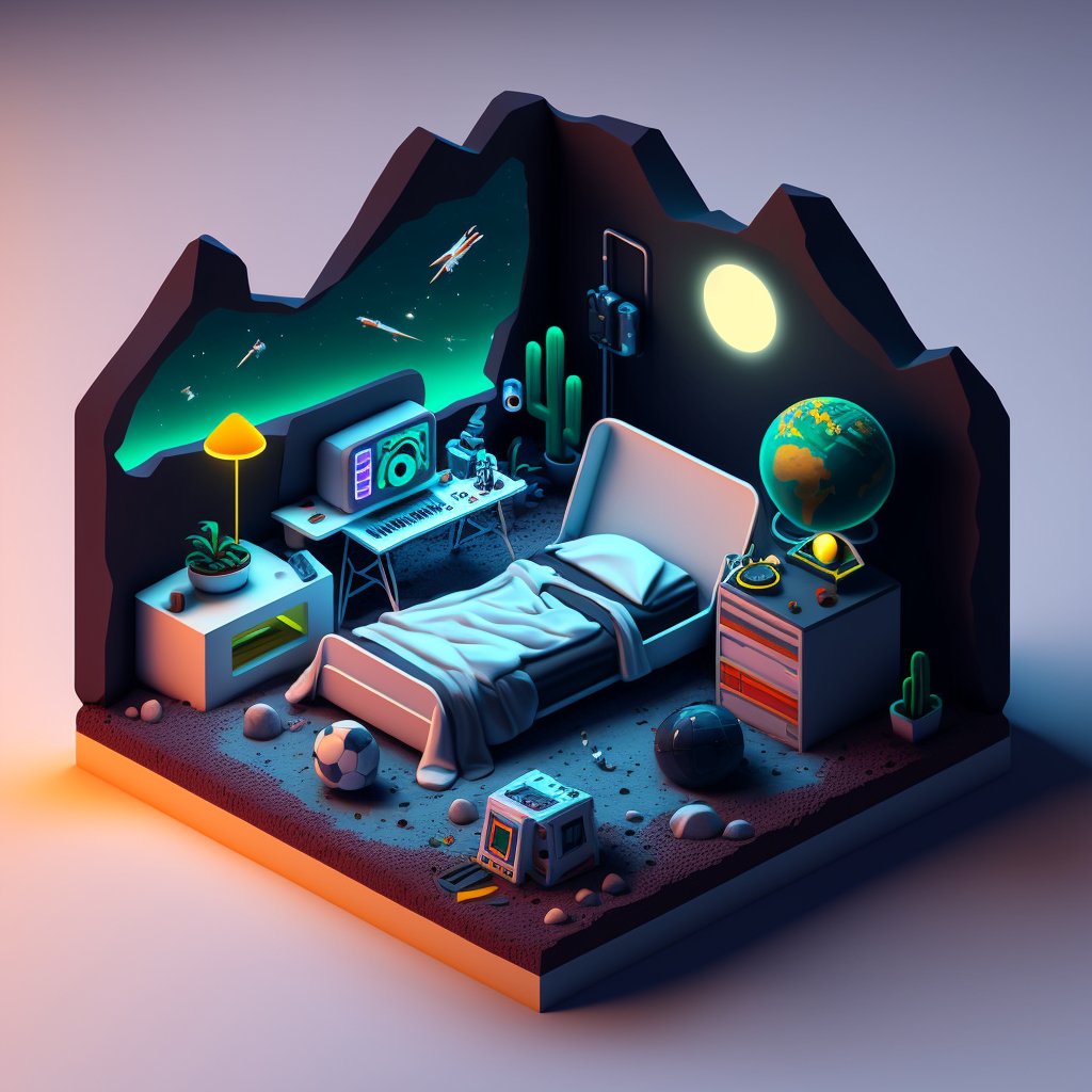 ASSIILY's tweet photo. Alien space room in universe....  #space, #alien #lowpoly, #lowpolyart, #3dart, #3dmodelling, #3dartist, #3dartist, #drender, #3dgraphics, #3dmodel, #3dartwork, #cinema4d, #AIArt, #blender, #danimation, #3dsculpting, #3dcharacterdesign, #3dcharacter, #art, #graphics, #digitalart https://t.co/UxuSgFWIL6