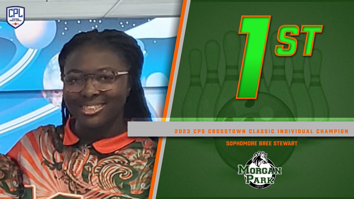 Sophomore Bree Stewart Girls Bowler took home the Individual Championship at the 2023 CPS Crosstown Classic!!! #emephi #ULeaveMPMPWillNotLeaveU #MPisIB <a href="/EMPEHI4Ever/">Morgan Park HS</a> <a href="/morganparkad/">Justin Corbett, MSA</a> <a href="/Chris_CJ_6/">C.J.</a> <a href="/CPLAthletics/">Chicago Public League Athletics</a> <a href="/Tim_OBrien10/">Tim O'Brien</a>