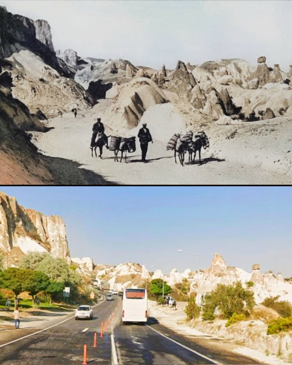 cappadociada's tweet photo. Aynı yer farklı zamanlar 
#Ürgüp https://t.co/UzwdFWCsWX