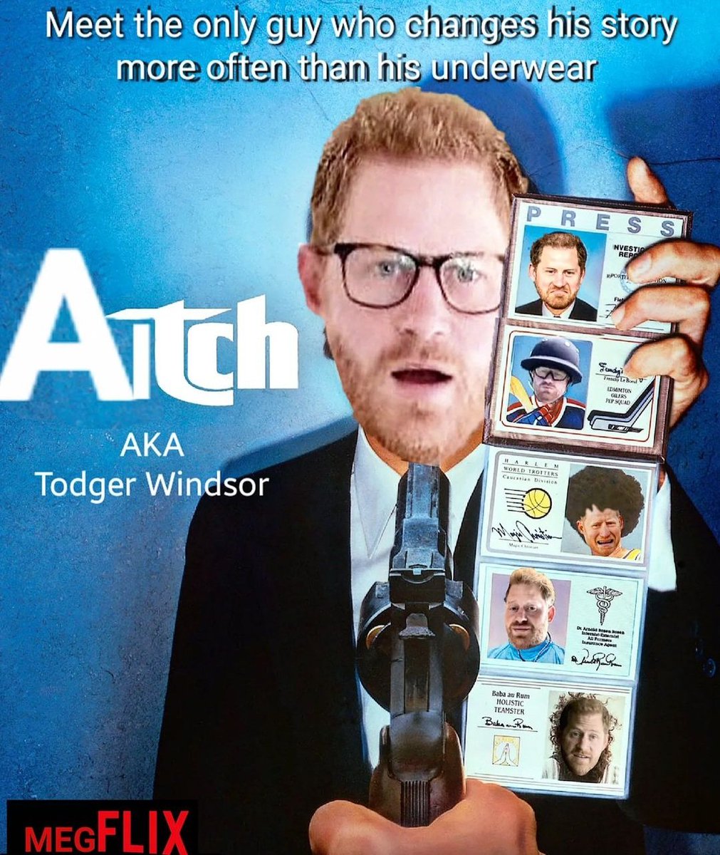 Meghanarciss1's tweet image. #Aitch #Parody #Fletch #TodgerWindsor #HarryandMegan #laughingstock