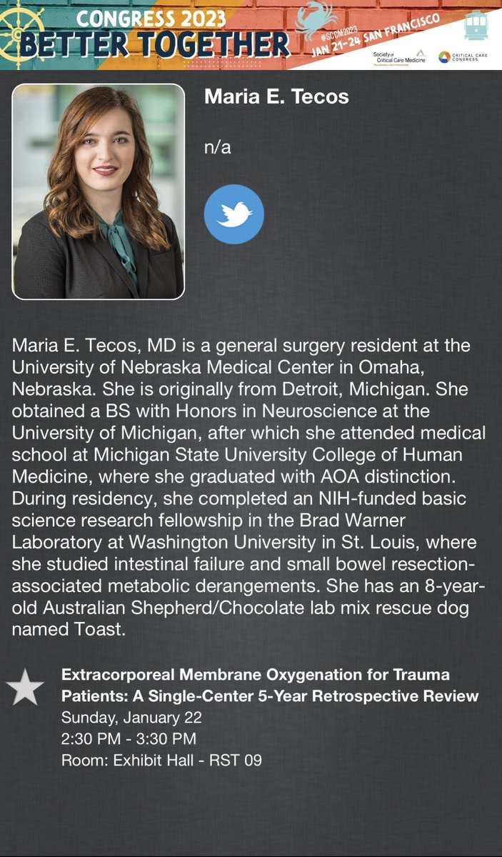 Maria E. Tecos, MD tweet media