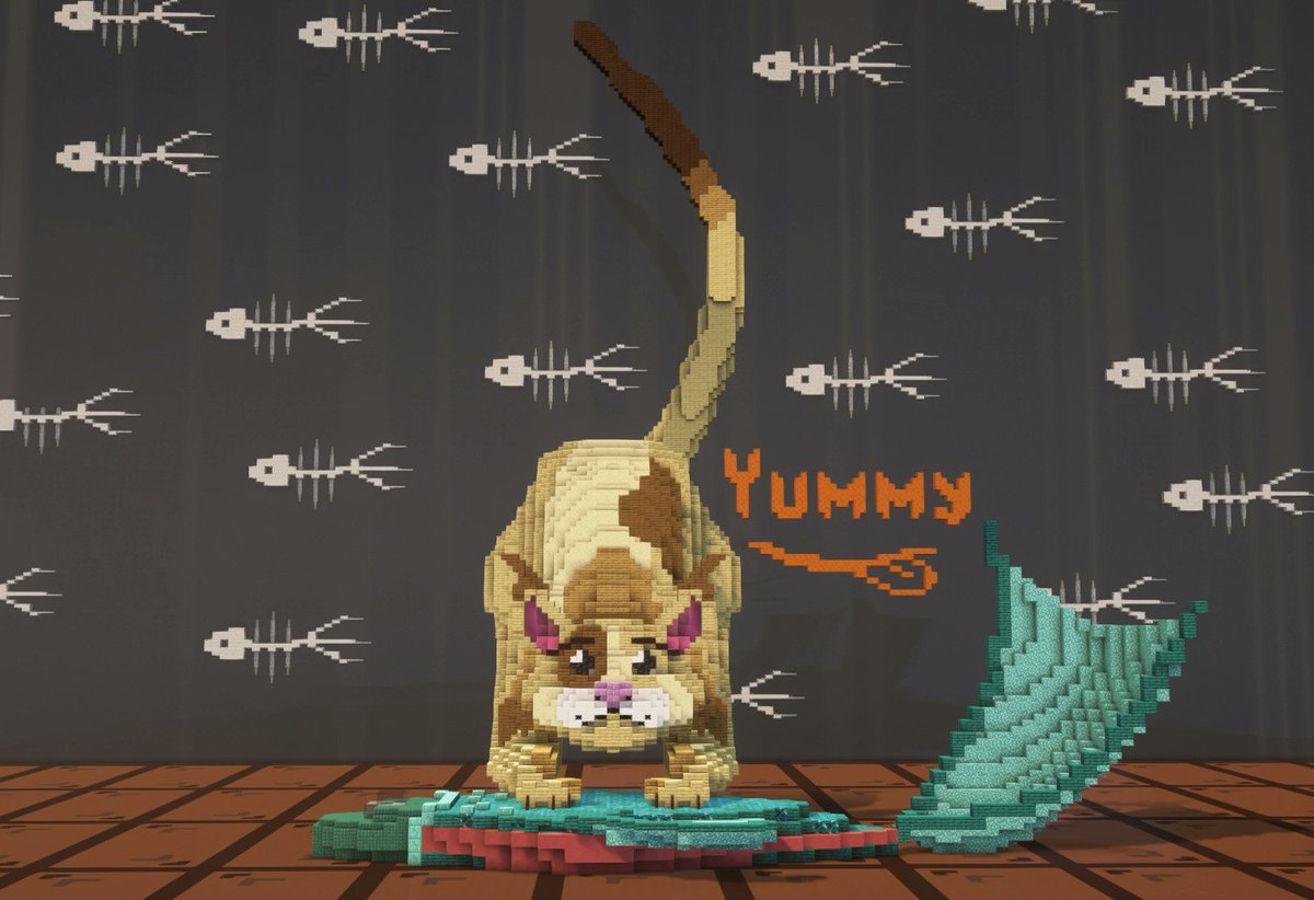 OperAsper's tweet image. fish?? NO ITS CAT AGAIN !

builders:
 @Aspera_2704 and @OperaliX

#CatsOfTwitter #Minecraft #minecraft建築コミュ #Minecraftbuilds #Building #China