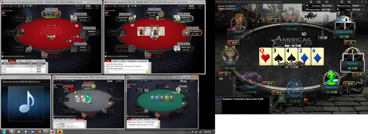 Caicedo_RJ's tweet photo. poker saturday
#PokerStars
#ACR #MicroLimites
#ELPRIIINCIPE https://t.co/Klwt2v0OUM