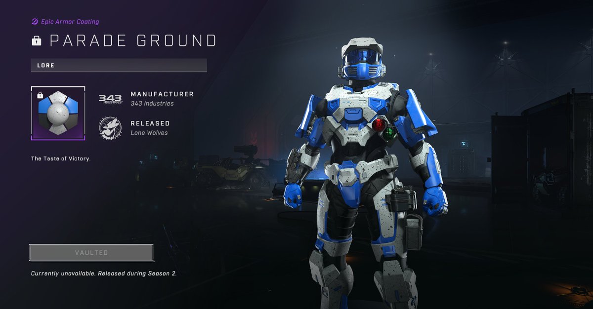 In celebration of our next season, starting early February. We're doing a giveaway!

2x Parade Ground Armour Coating 

To Enter:
 - Follow <a href="/UK_UniHalo/">University Halo League</a> 
 - Like this tweet