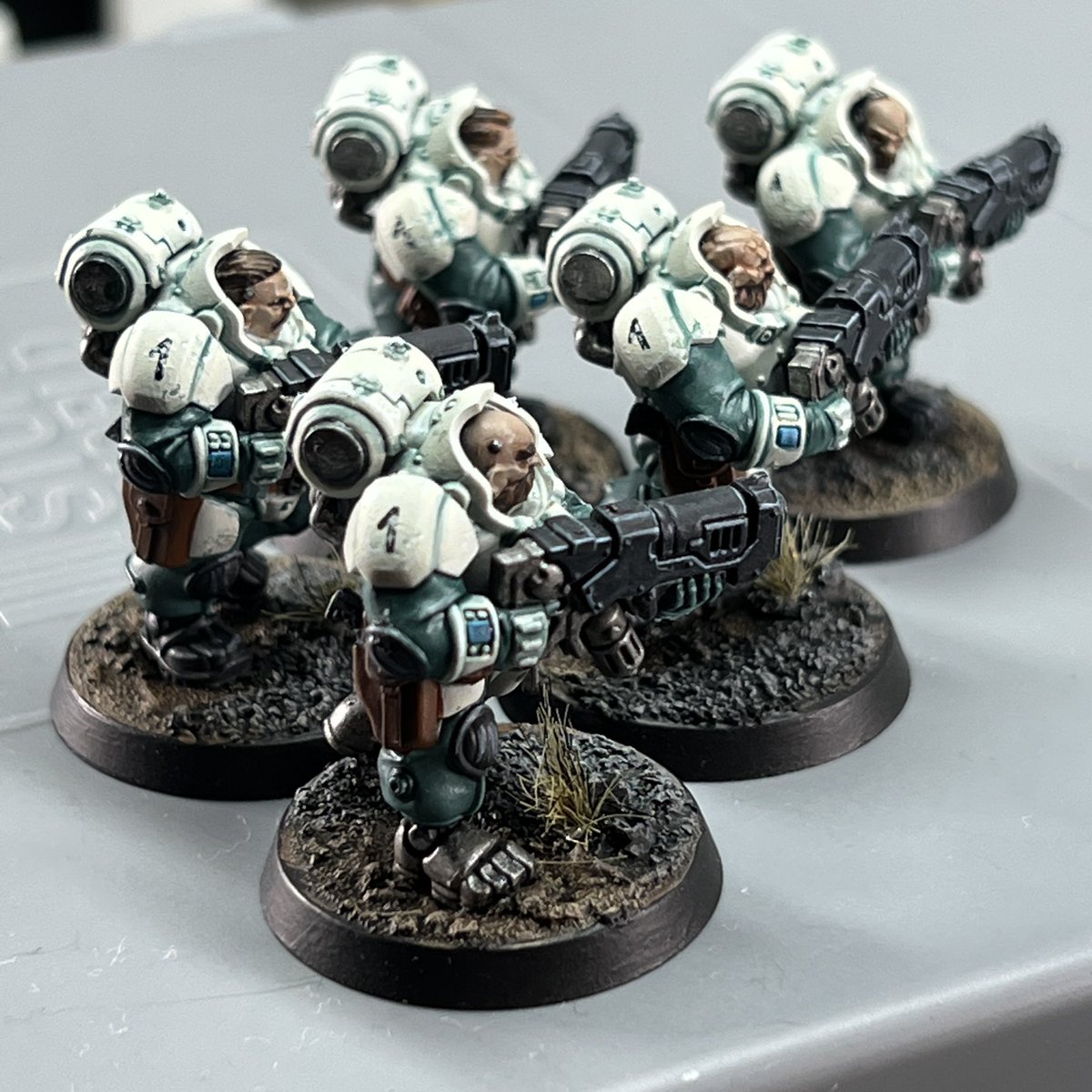 #HobbyStreak Day 10

Finished the first Votann warrior batch. 15 more to go (minis, not batches). 

#warhammer #warhammer40k #WarhammerCommunity