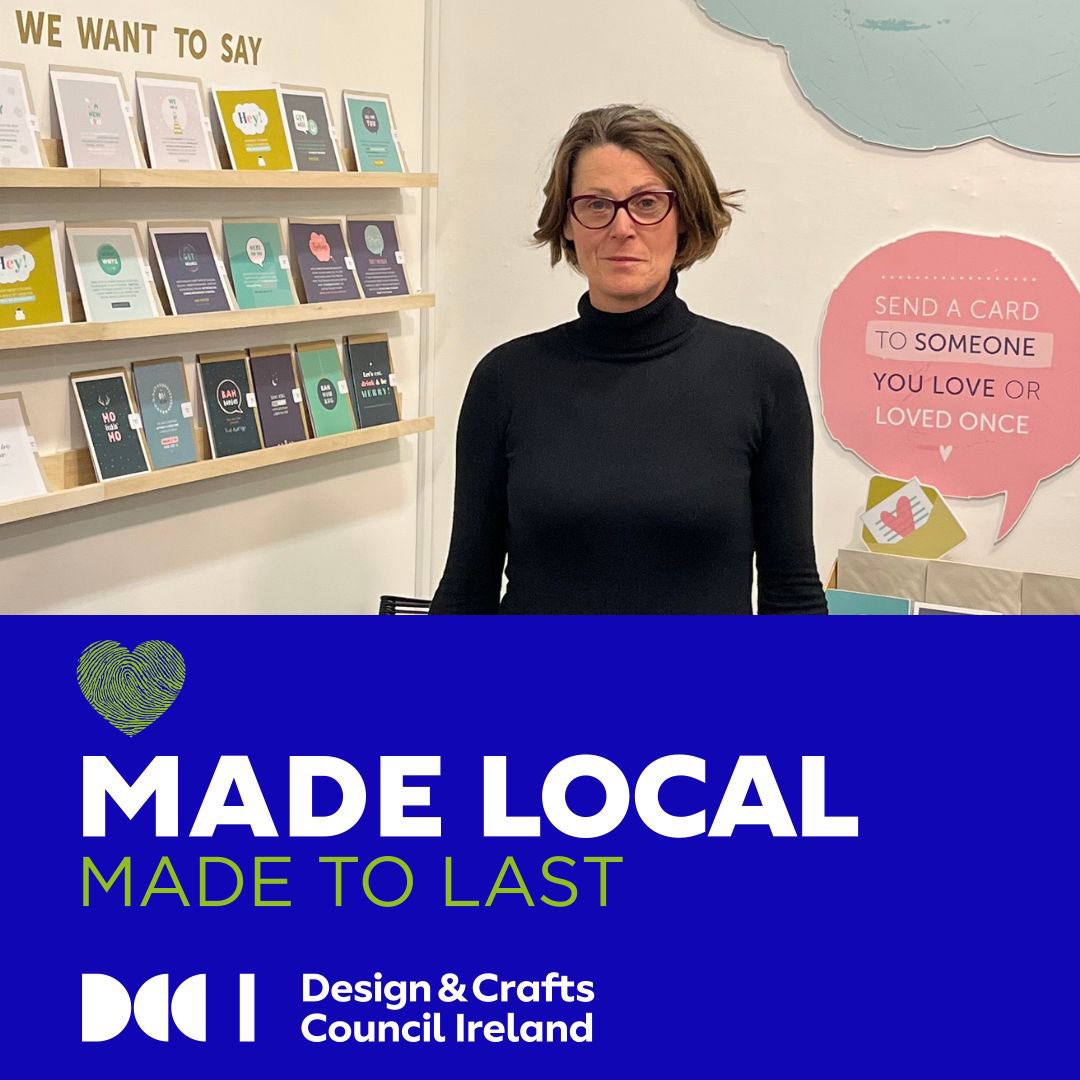 Delighted to be welcomed into <a href="/DCCIreland/">Design & Crafts Council Ireland</a> #madelocal family just in time for <a href="/showcaseireland/">Showcase Ireland</a> in  <a href="/TheRDS/">The RDS</a> 22-24 January. Swing by stand L46 to say 👋