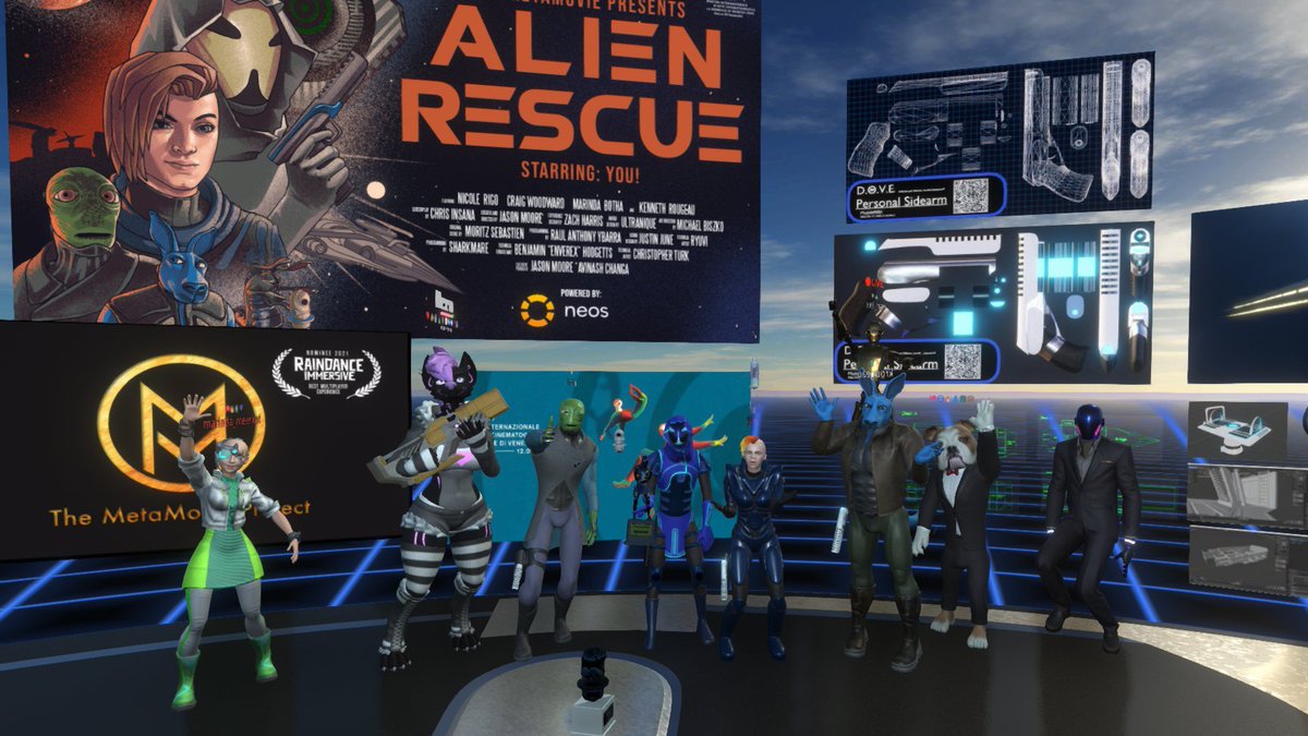 Here at <a href="/meta_movie/">TheMetaMovie</a> we are continually exploring new ways of improving #AlienRescue. Today's show was quite experimental, and our her nailed it, taking charge and creating a wonderful experience. Thank you! 🔥😎🤖💥