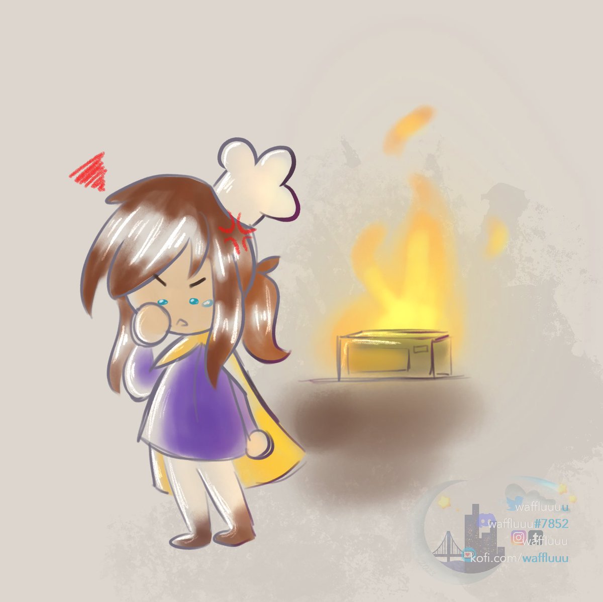 waffluuuu's tweet image. punish the bad food - hatcord cooking prompt
{#AHatInTime #AHiT #AHITArtPrompt}