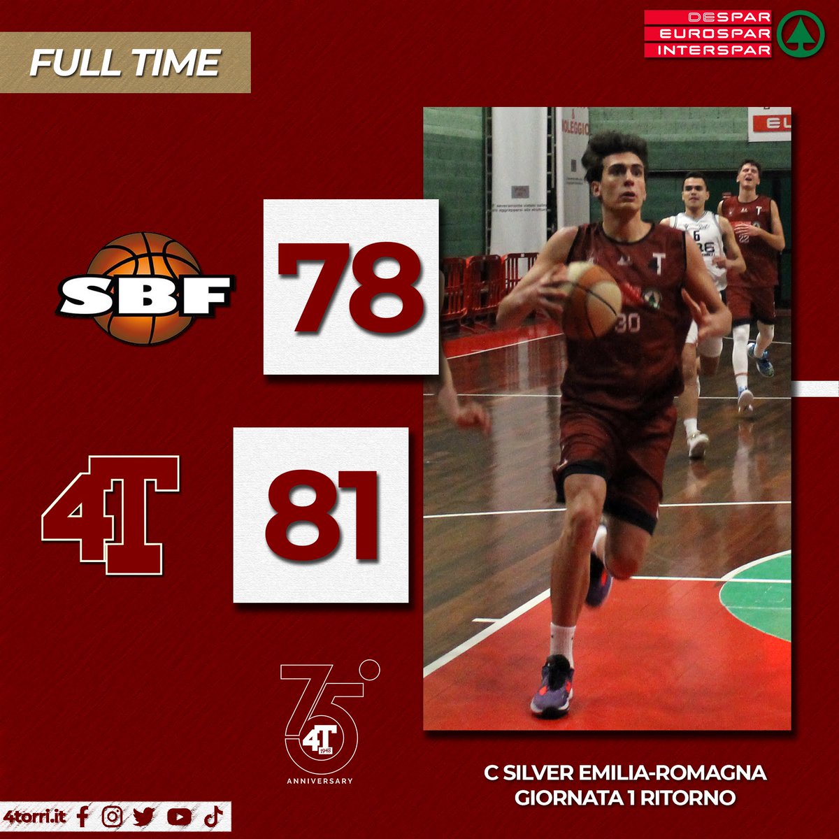 Pallacanestro4T's tweet photo. π ππ¨ππ π§ππ π | IL DERBY Γ πππππππππππππππππππππππππππππππππππππππππππππππππππππππππ π₯π±π»π
#4Torri #4T75 #Ferrara #CSilver #EmiliaRomagna #Derby #ilDerby https://t.co/8p6YbyzeCZ