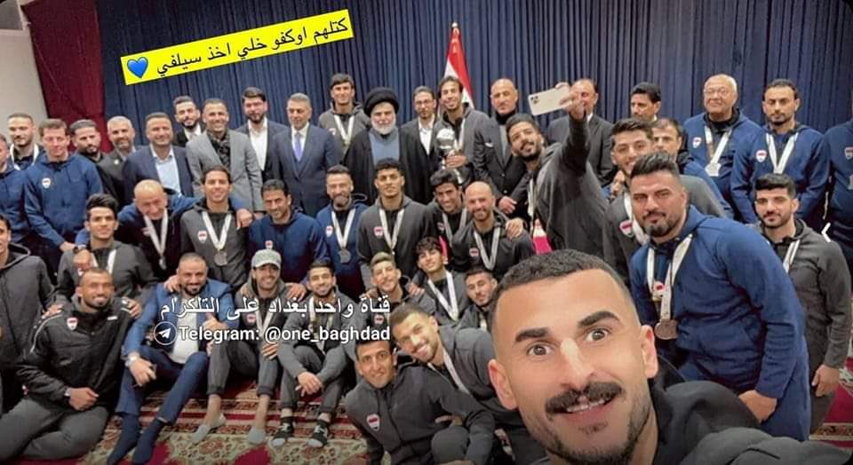 هنيئا لكم الفوز و اللقاء بسماحة السيد الصدر اعزه الله 
#الخليج_العربي_25