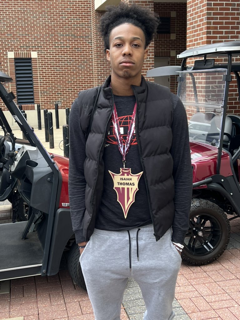 DustinLewisNG's tweet image. #FSU recently offered 2024 DB Isaiah Thomas (@Iamzaythomas), who transitioned from Canada to Clearwater Academy International in July. 

A long and physical defensive back who was a teammate of Lucas Simmons this past season. #Tribe24
