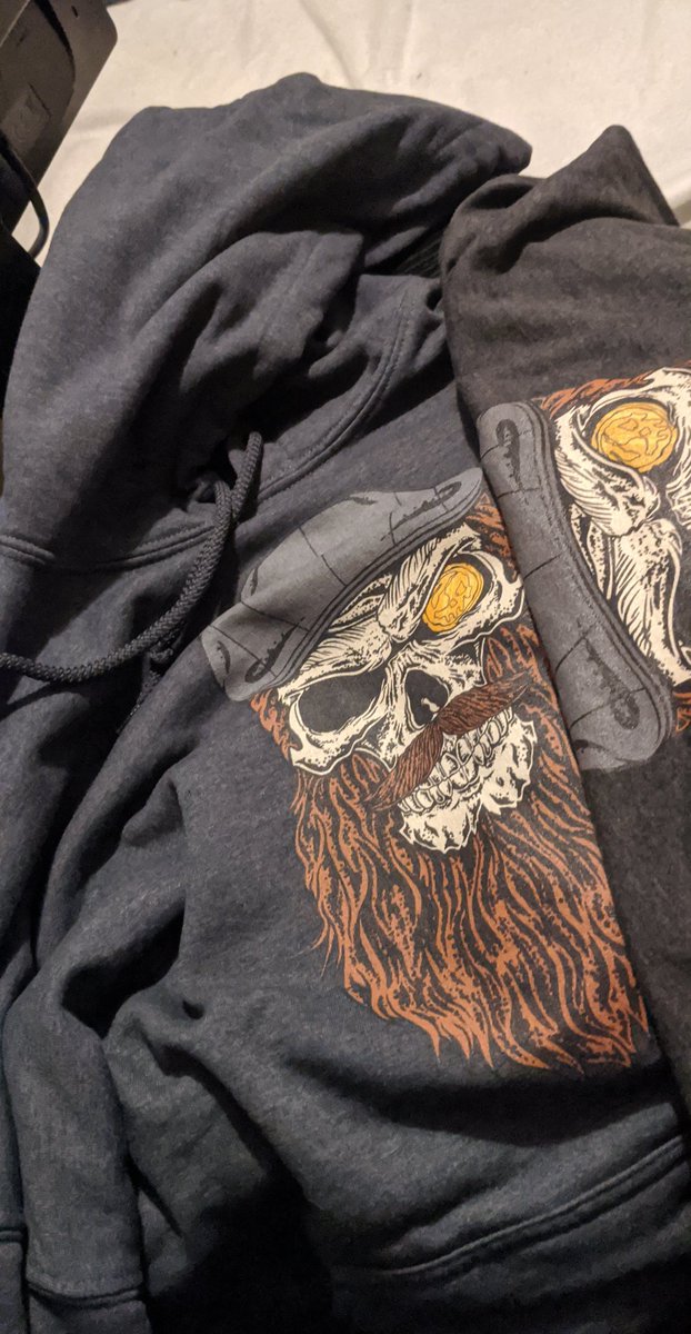 divvydonkey's tweet photo. I was finally able to buy some @BehavingBeardly merch, so happy!🧡 https://t.co/GcFkcVt8Q7