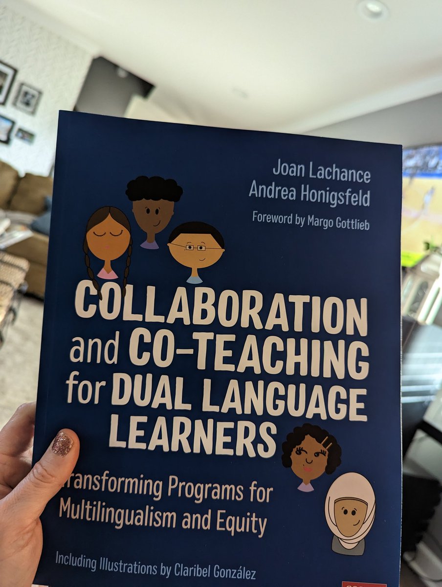 dianamdsmith's tweet image. I got my book!! So excited to learn from some of my favorites: @AndreaHonigsfel &amp;amp; @joan_lachance with amazing sketchnoting from @claribel716! #duallanguagelearners #multilingualismisthenorm
