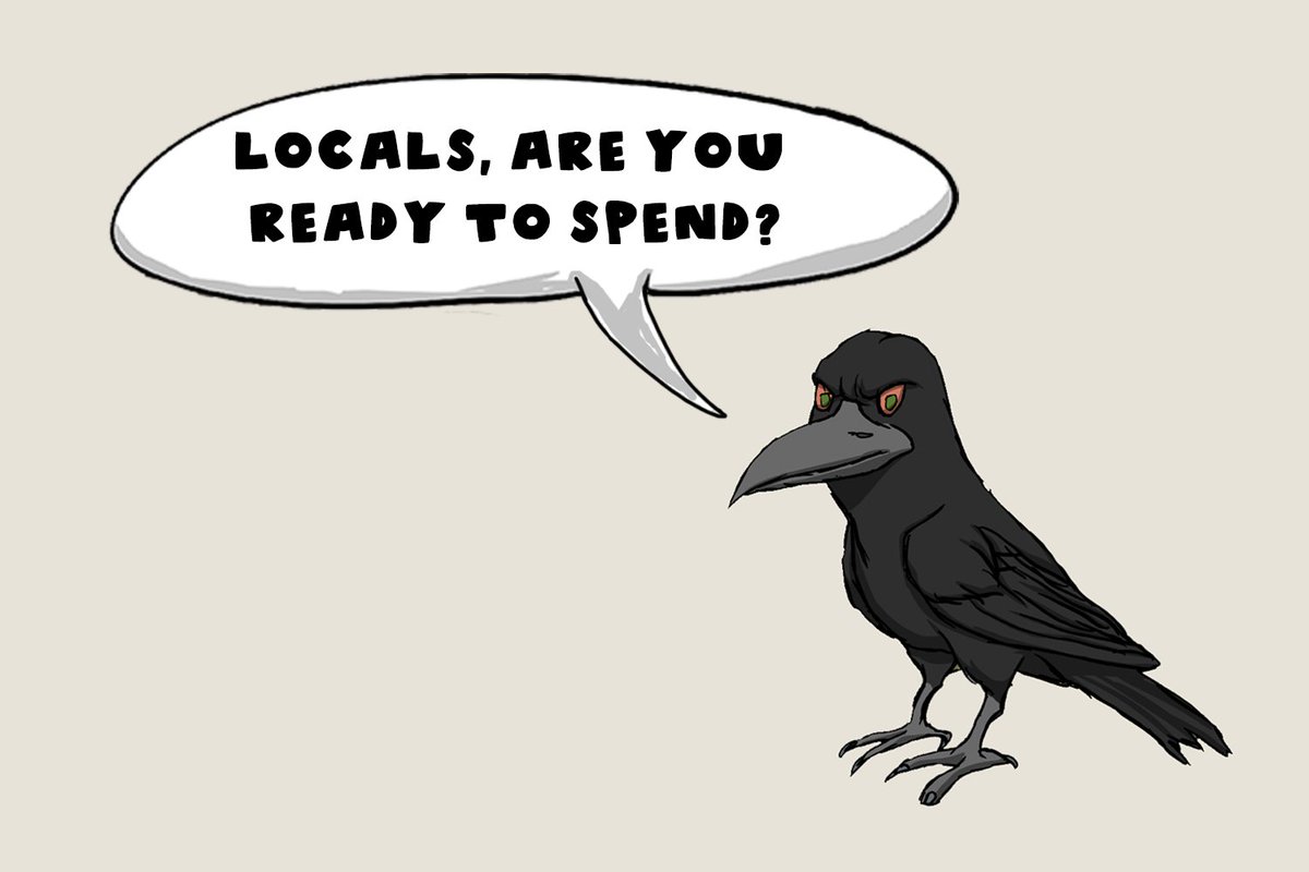 A little crow told me something... #thelocalsnft #Corntownwtf