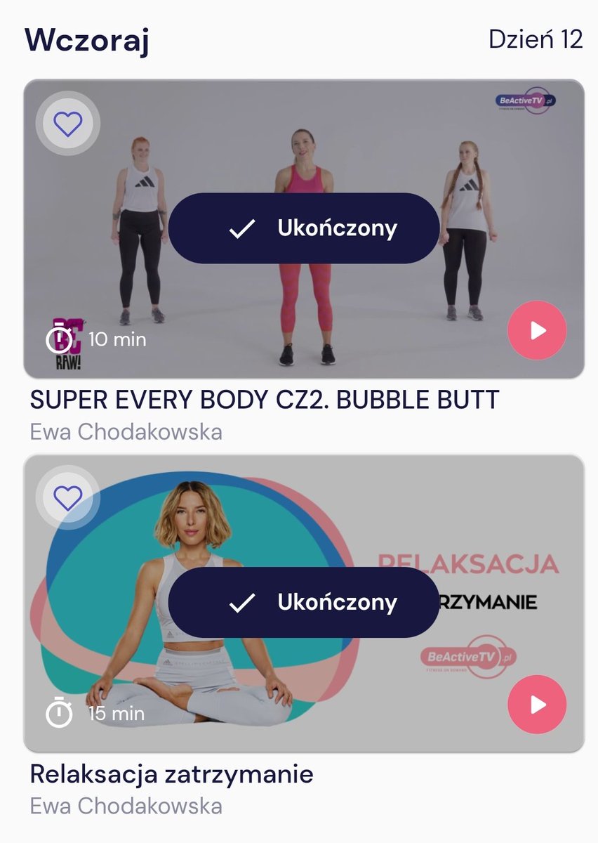 inezkaleo's tweet photo. 12. dzień wyzwania zaliczony ✅ #fitstyczeń https://t.co/YdAzdbl0zr