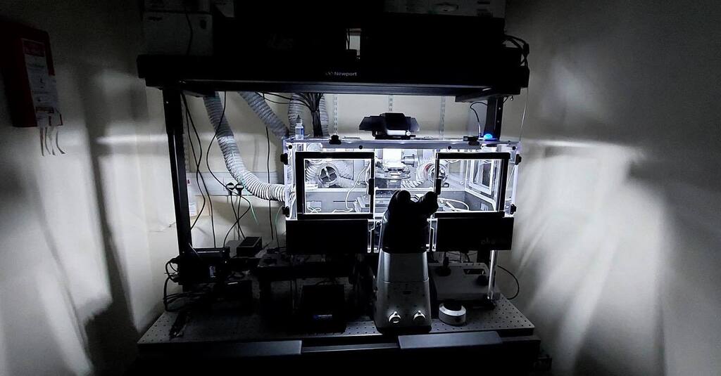 Busy busy week, but our new system is up and running. We’re calling her BONSAI :) 
#microscopy #cellbiology instagr.am/p/CnsPSOgNkbu/