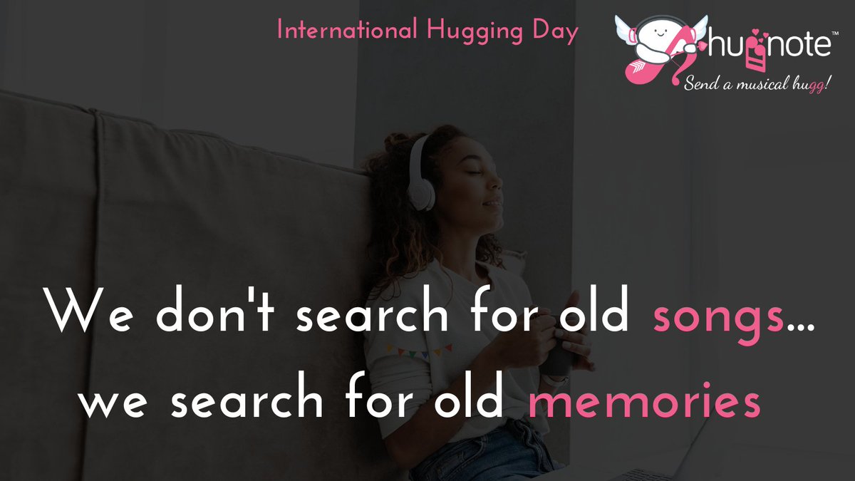 Did you know @huggnote came about when a song on the radio brought back such happy #memories to our founder Jacqui, she wanted to digitally gift-wrap and send it but couldn't.
But now U can...4 free! 🎶 
What songs bring back memories 4 u? 
#huggingday #sendahug #nowords