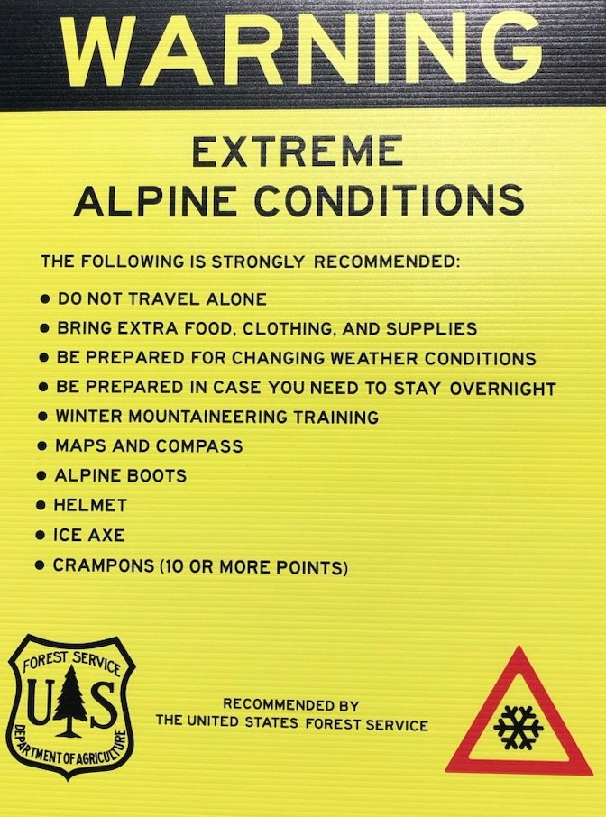 Be prepared for extreme alpine conditions--e.g., Mt. Baldy and Icehouse  Canyon areas, Mt. Islip, etc. #Safety #SafetyFirst -