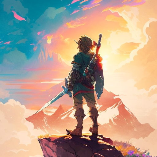 After the great fight with Ganondorf, Link is tired but also proud. Looking at the sky and preparing for whatever will come #fanart #BreathoftheWild #LegendofZelda