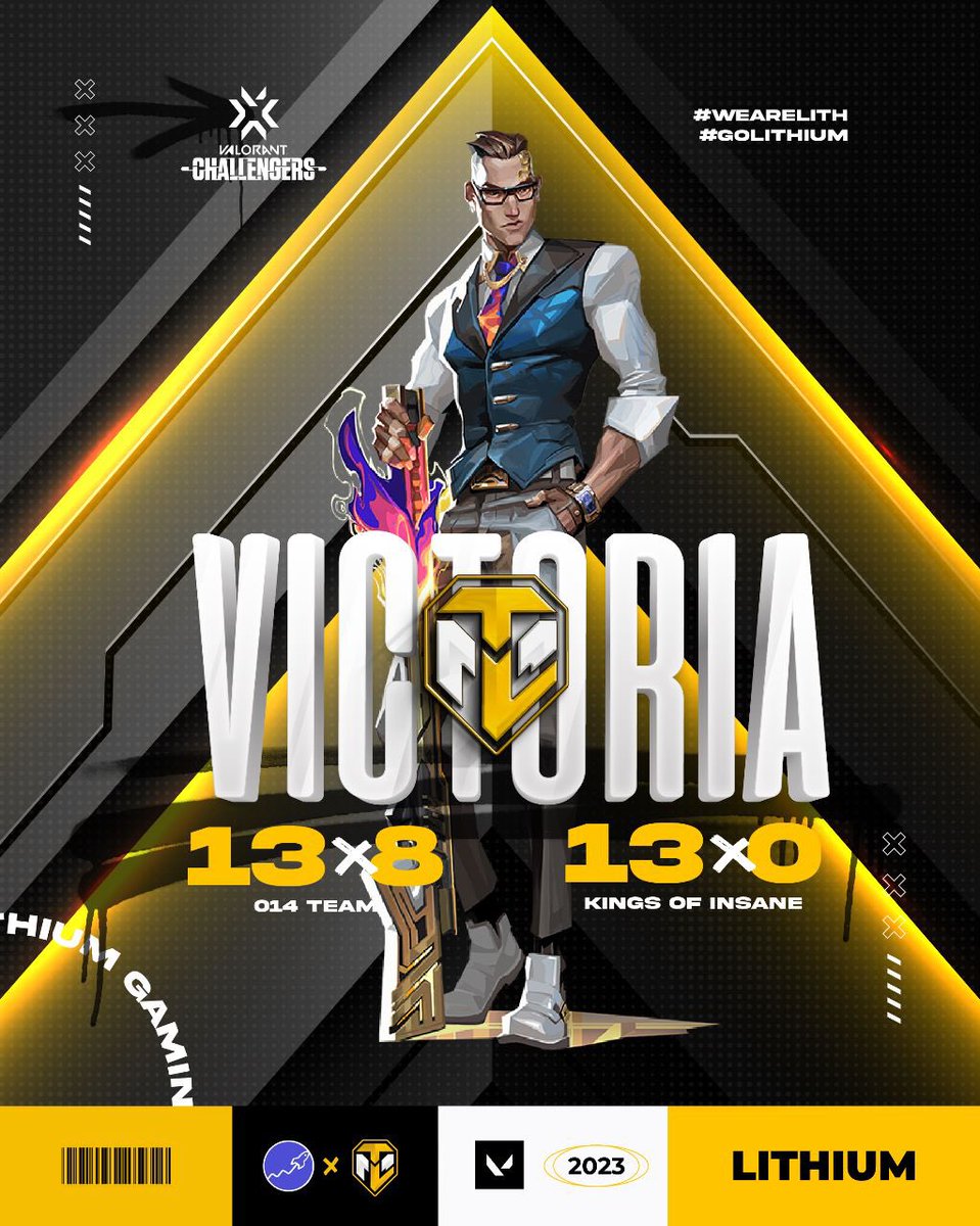 TeamLithiumOk's tweet photo. ⚡️VICTORIAS 
Doblete para la Lithiumneta🤘🏽
GGWP para los rivales, pasó a paso y cada vez estamos más cerca.

PD: Mañana comienzan los BO3, estaremos subiendo toda la info y los matchs days

#GOLithium⚡️ #WeAreLith⚡️ https://t.co/Jco6SlUY2h