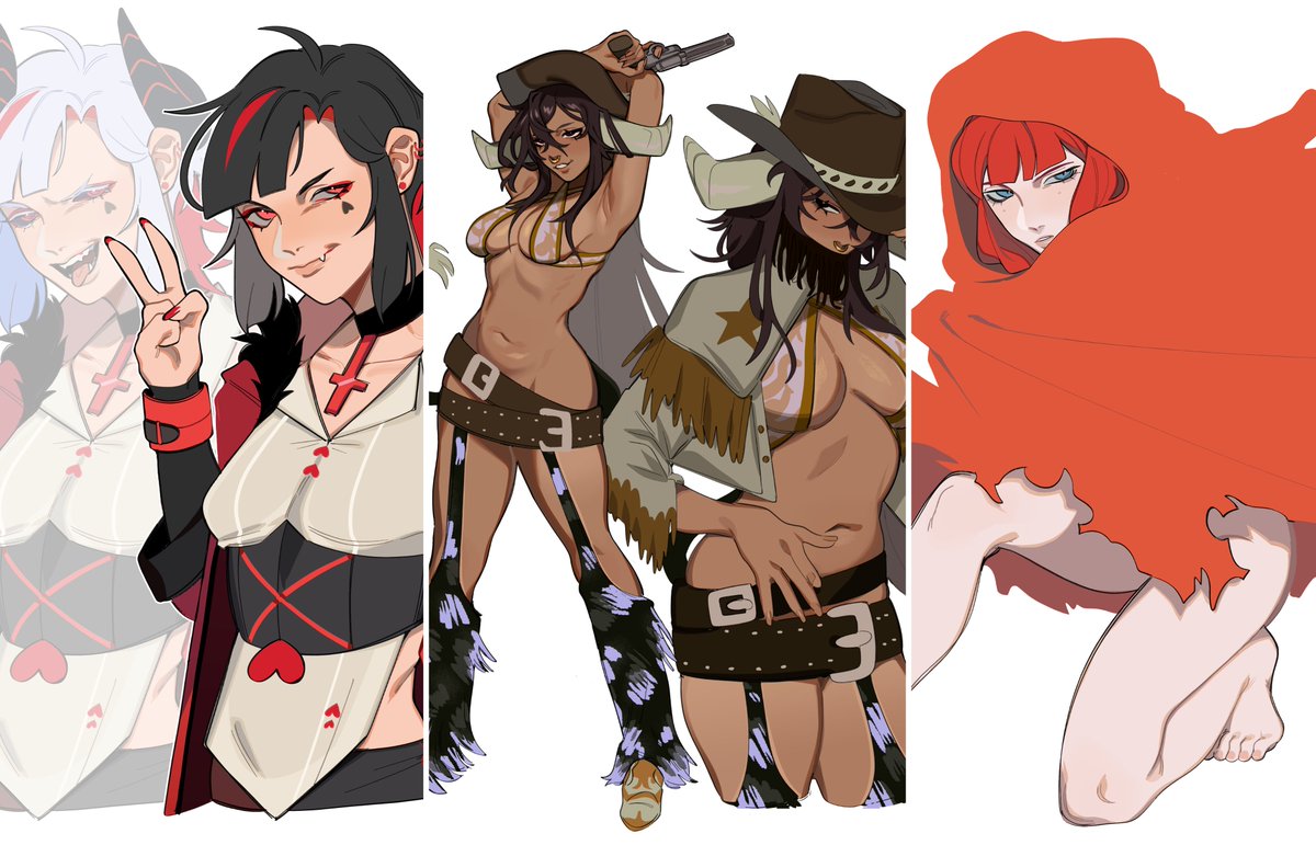 Thank you again to these three incredible artists for their amazing renditions of Jackie! Their design sense is so crazy, I still look at these designs daily for inspiration. I hope you all enjoy your prize art :o)c 💙💙💙 