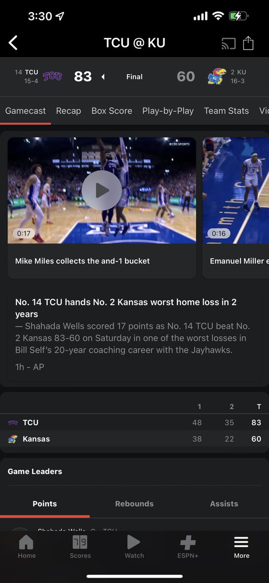 Barstool TCU on Twitter "These games were 2 months apart. How."