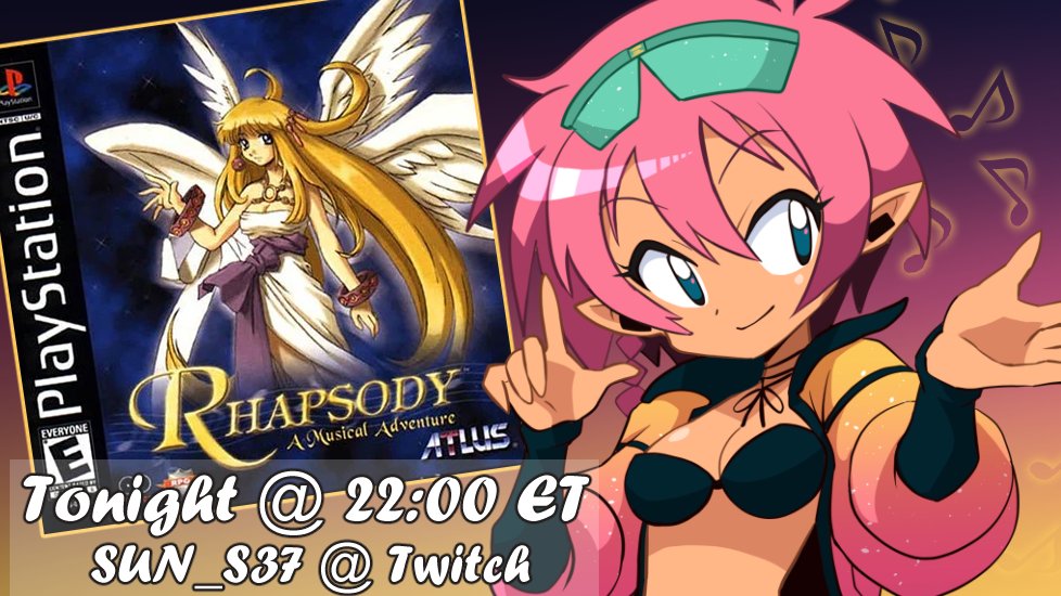 We're off on an adventure! Through identical dungeons! To pick up some McGuffins! To rescue our maaaaan~

Tonight at 10pm ET we're continuing Rhapsody: A Musical Adventure on the PS1 Retro Grab Bag. Stop by and hear some sweet tunes 🎵
