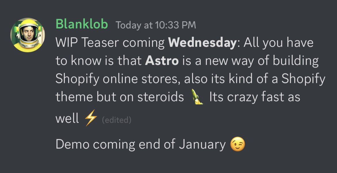 blanklob's tweet photo. 👀👀 Discord fam are getting some infos 🔥🔥 always first. Always. https://t.co/vMZtZeziwh