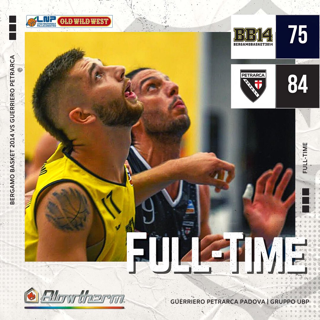 Il girone di ritorno inizia benissimo: il 𝐆𝐮𝐞𝐫𝐫𝐢𝐞𝐫𝐨 𝐏𝐞𝐭𝐫𝐚𝐫𝐜𝐚 espugna Bergamo ritrovando subito la vittoria. 

📊 Morgillo 29, Turel 19, Basile 12, Bianconi 8, Coppo 6, Maran 5, Stavla 3, Borsetto 2. 

🏆 <a href="/LNPSOCIAL/">Lega Nazionale Pall</a>

#WeAreBack #BackInBlack #DNAGuerriero #UBPgroup