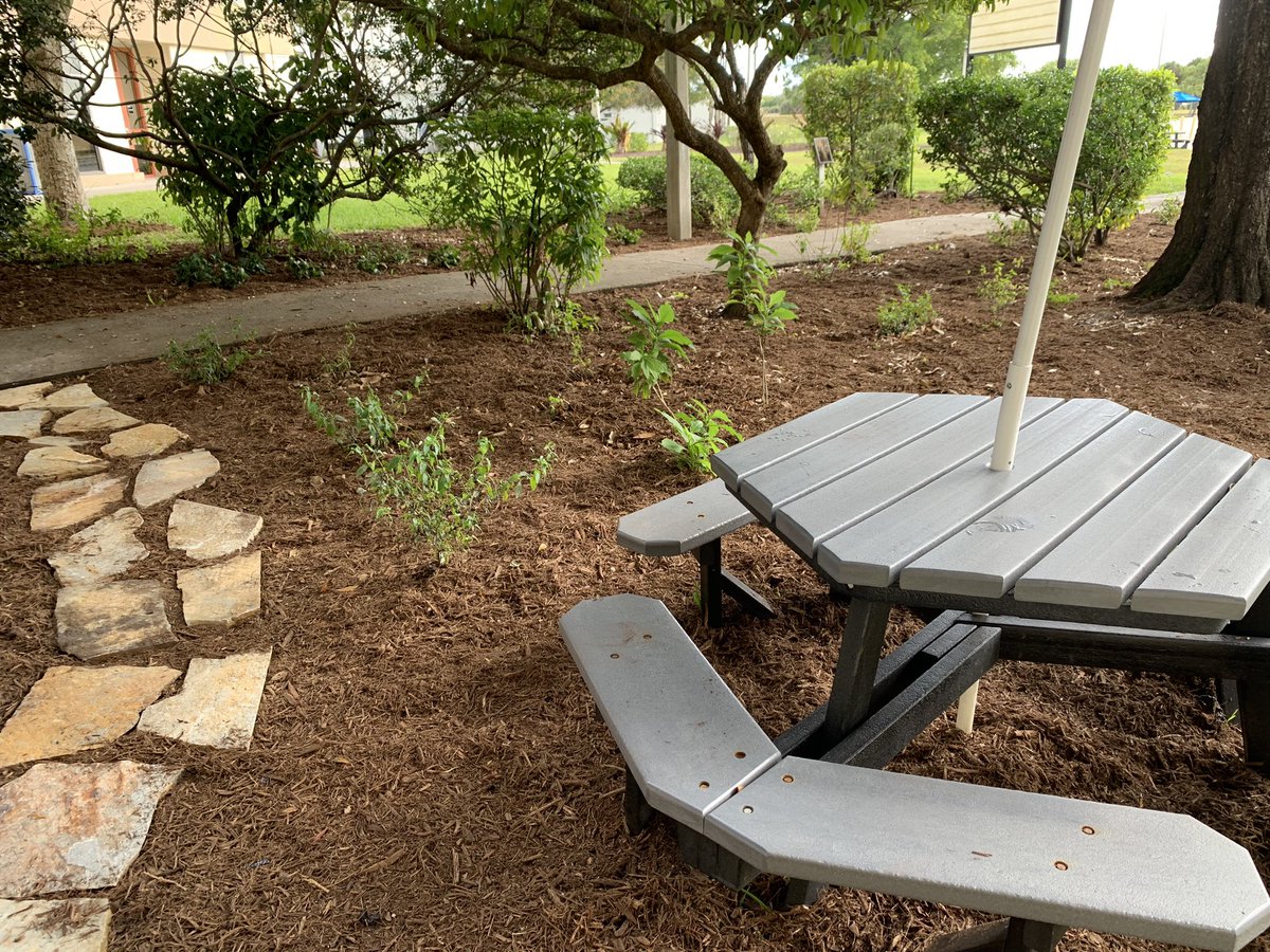 This morning was amazing!! We had a blast completing Phase 2 of our butterfly garden project at @BrowardCollege North Campus with faculty, student, and community volunteers. 💙🤍🦋 #plantnative #cleanwater #browardcollege @BCNorthSL