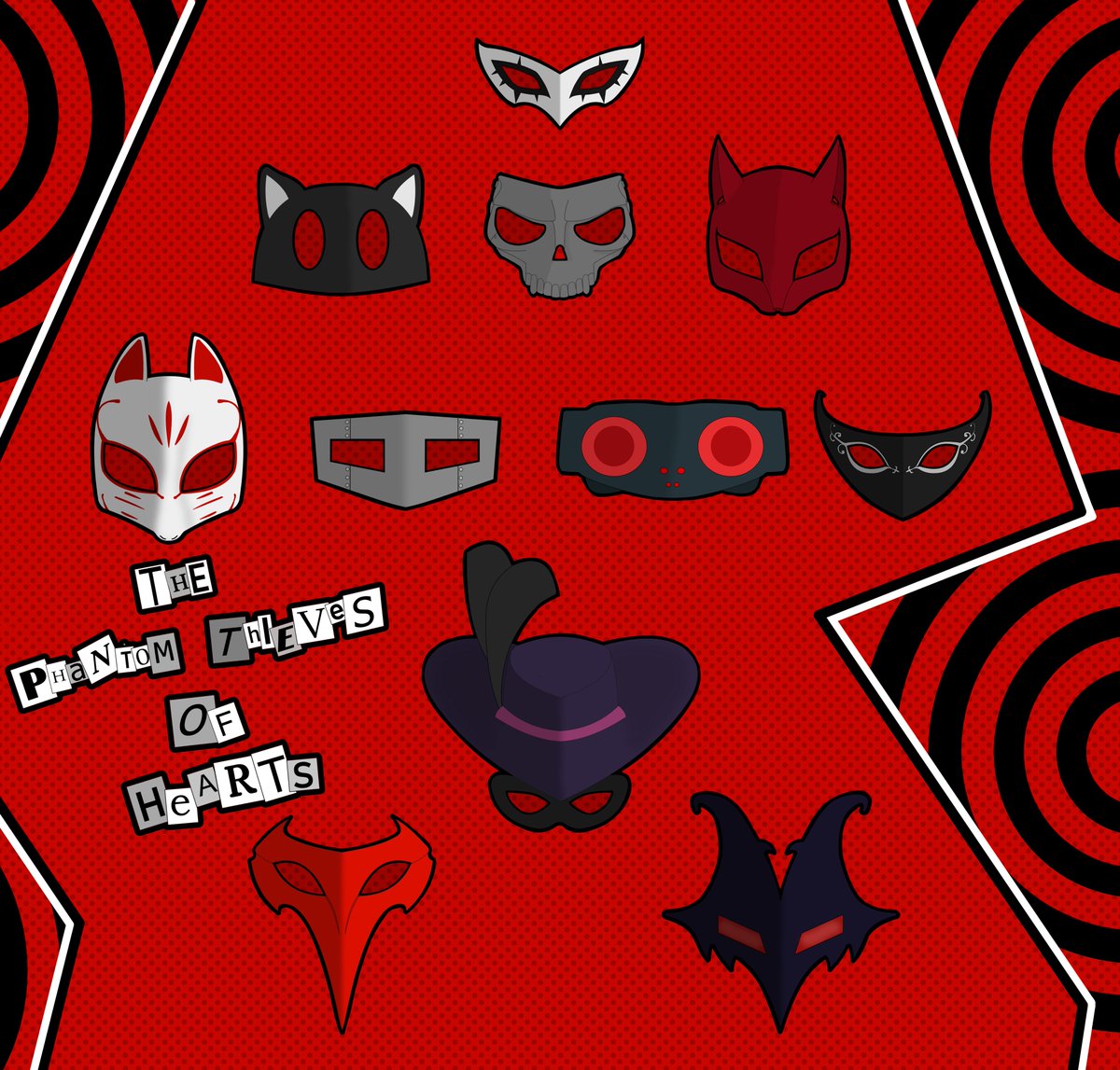 baker_empire's tweet photo. I started playing Persona 5 royal last year and instantly fell in love with the game. I was inspired to make something so here you go. https://t.co/zpla8NDUZg