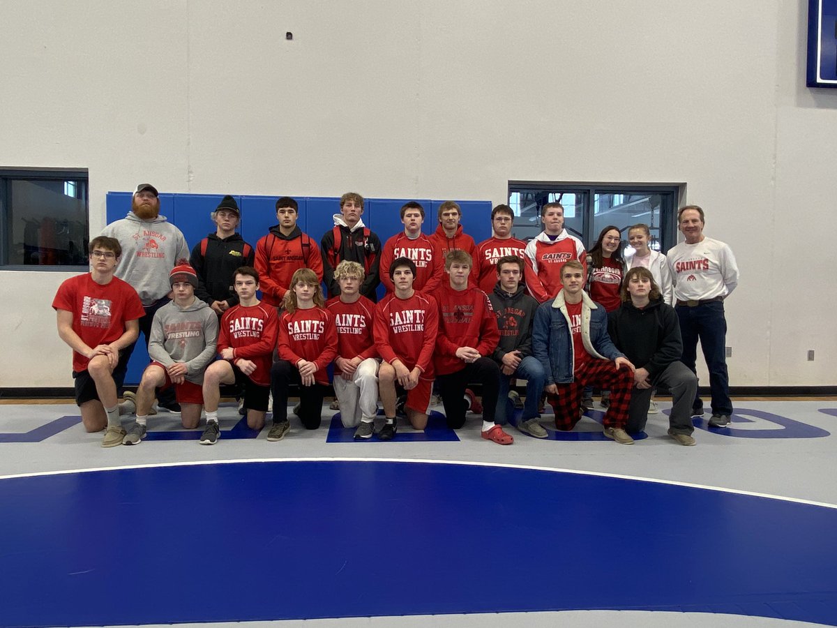 SaintAnsgarW's tweet photo. Overall, the team placed 1st today!!! Great day to be a Saint❤️🤍!!! https://t.co/bjCtIePKoI