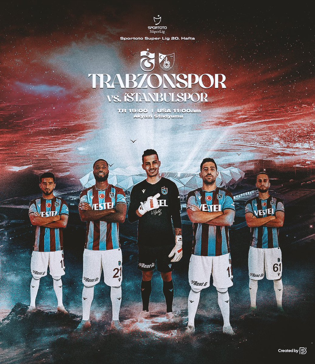 adaminbirri's tweet photo. Trabzonspor - İstanbulspor #TSvIST
⚡️ Matchday Design https://t.co/cakC8hq2Gj