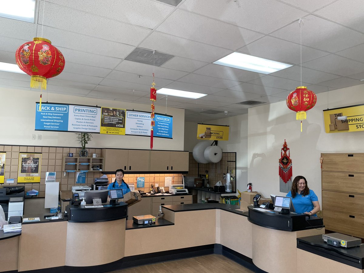 TheUPSStore7300's tweet image. "Prepped and ready for Chinese New Year! 🧧✨” #TheUPSStore7300 #upsstore #chinesenewyear #lunarnewyear #YearOfTheRabbit