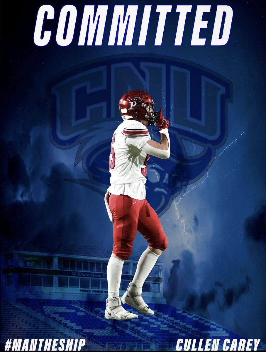 Blessed to announce my commitment to CNU! Thank you to my parents, all of my coaches, and all of teammates for helping me get here. Go captains!#Mantheship⚓️
@coachpcrowley @indELIble173 @FinnertySean @c4_training @O51truck
