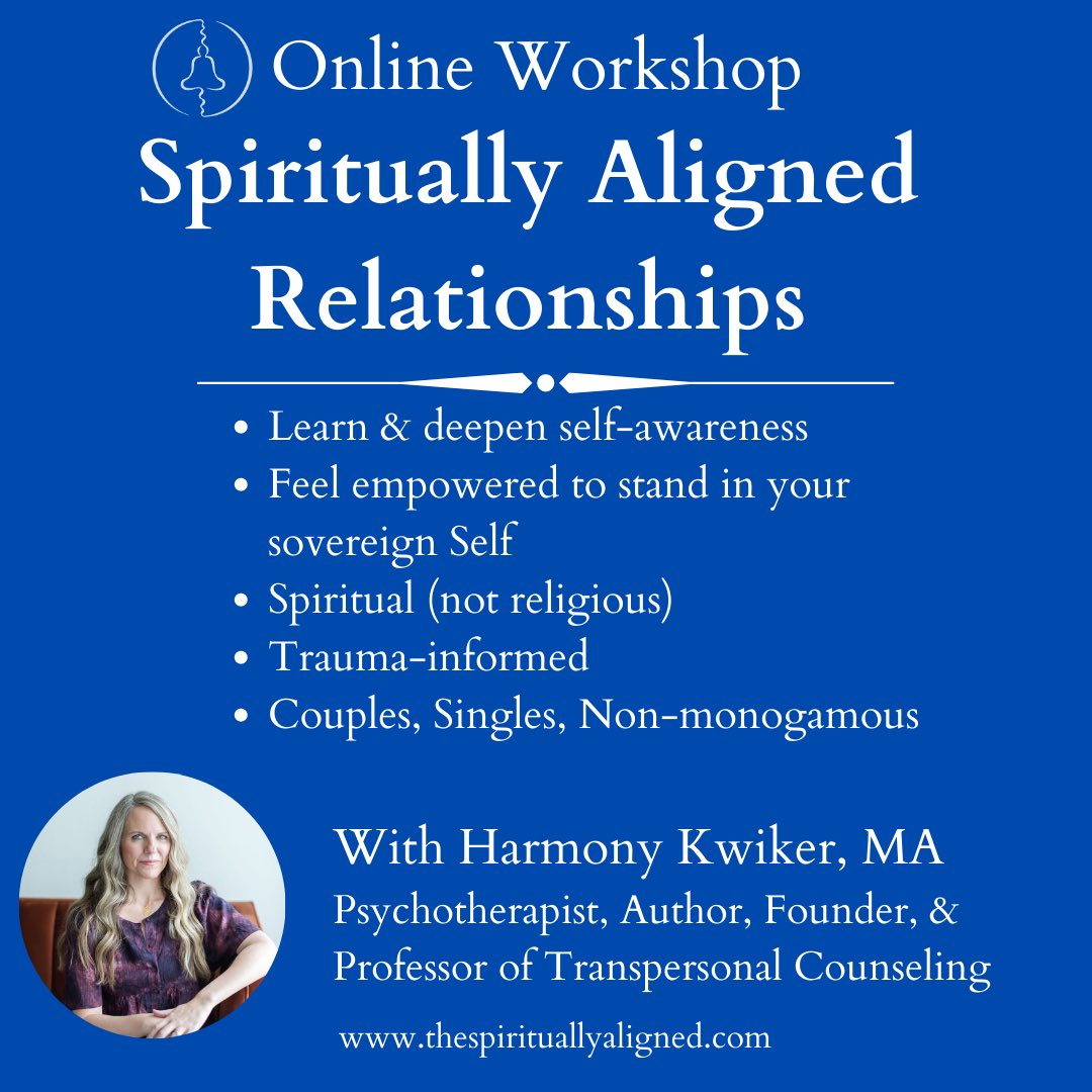 alignwspirit's tweet photo. Couples! Singles! Ethically non-monogamous! This course is to support you in aligned relationships. 

Attachment system repair. 
#relationships #relationshipgoals #Spirituality https://t.co/BuGPzFXT32