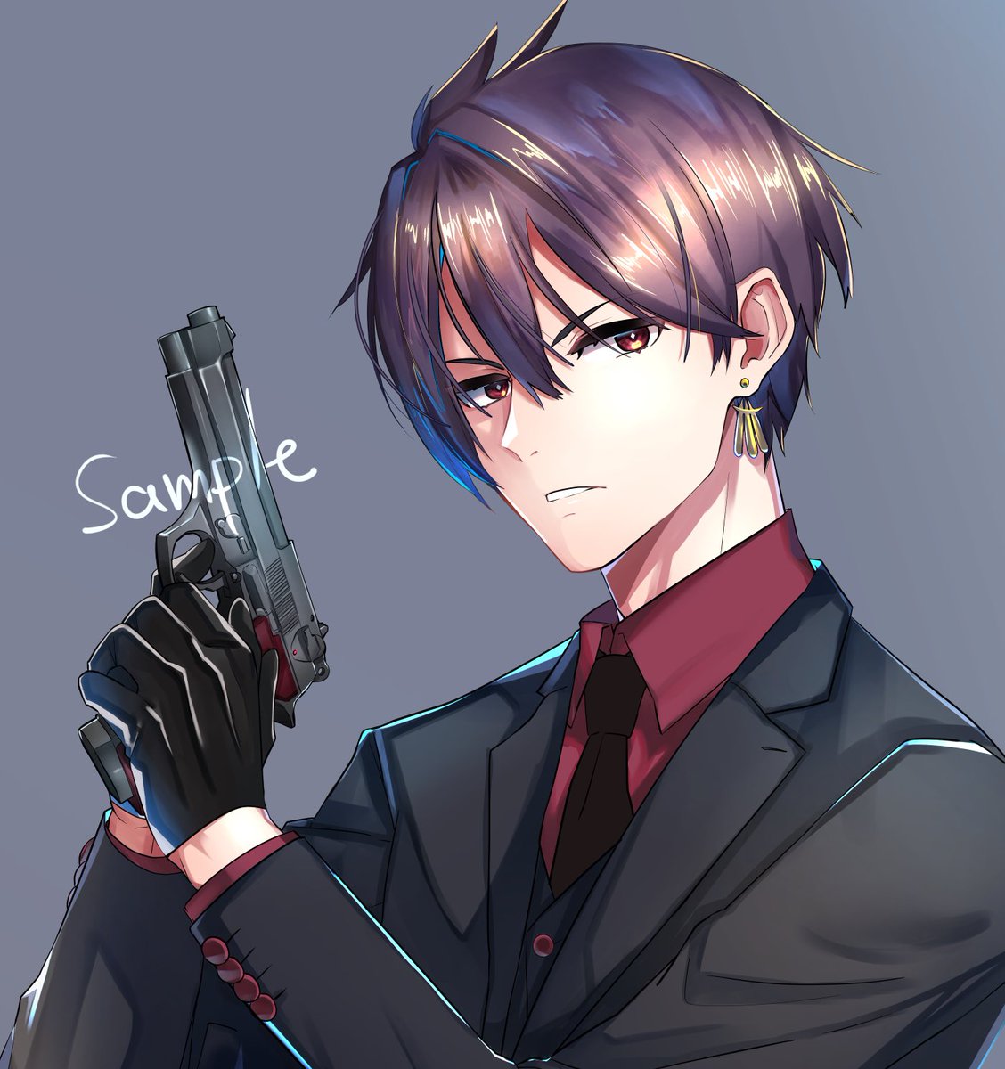 あぽろ様@apollotonuko 
のサムネ使用予定イラストを描かせて頂きました✨
ガンアクション系のゲームの配信楽しみにしてます!☺️

チャンネルはこちら☺️
https://t.co/jyTc4W2r5j 