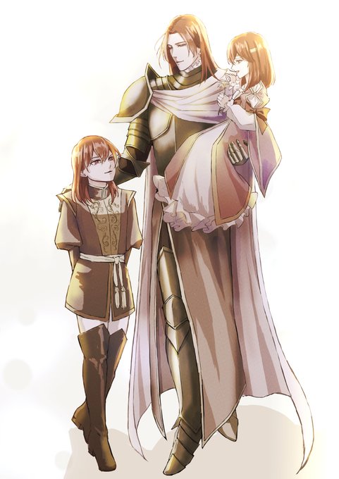 「father and daughter white background」 illustration images(Latest)