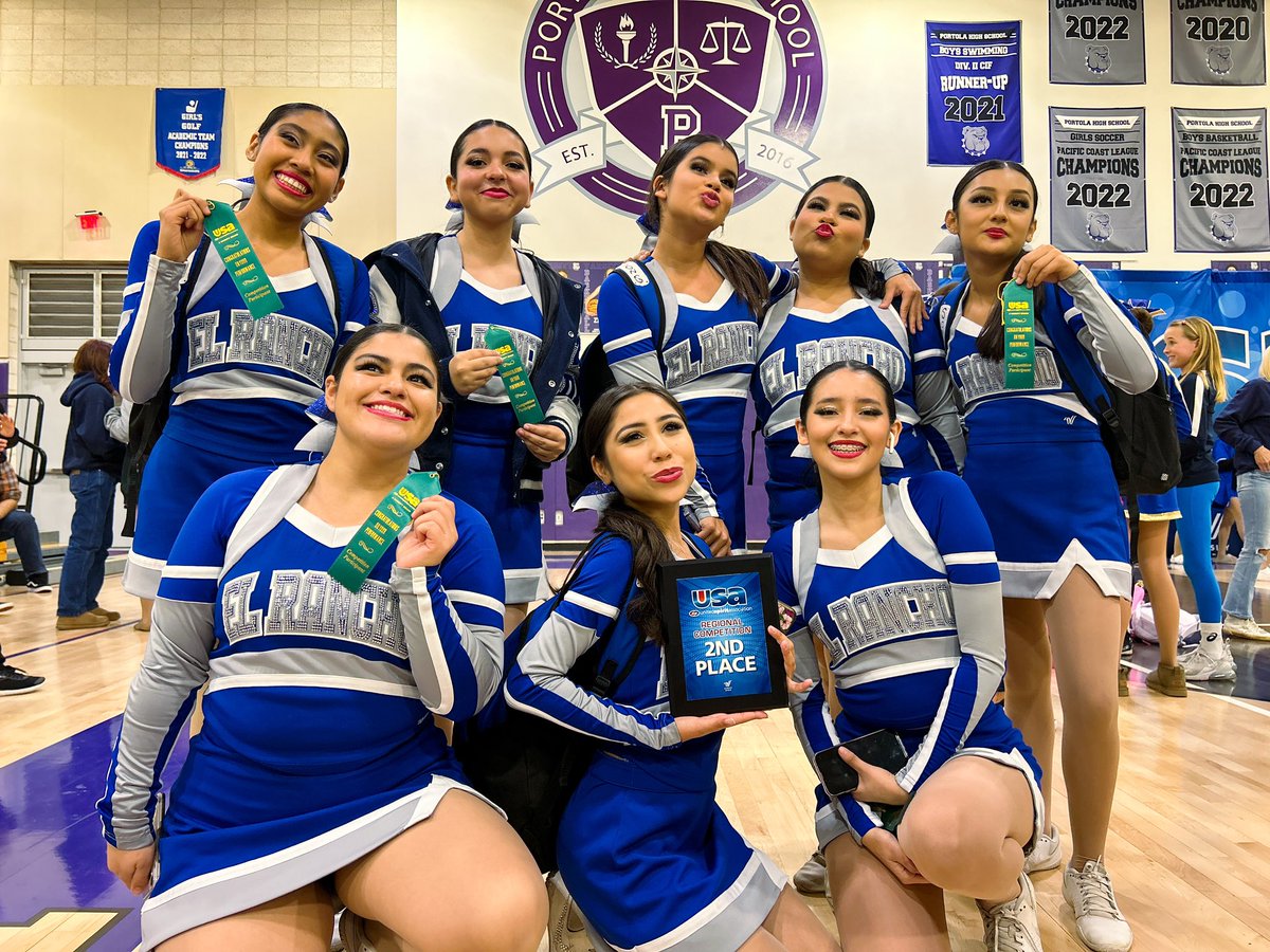 elranchosong's tweet photo. Congratulations to our JV team for placing 2nd at today’s competition!🥈👏🏼 Watch our Varsity &amp; JV teams compete at Nationals in Anaheim from February 24th-26th !!💙🤍 https://t.co/rTNsOfB6wP