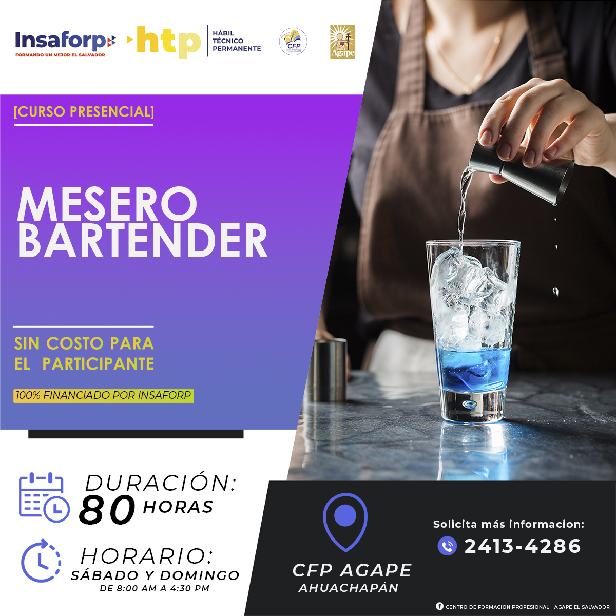 agapeCFP's tweet photo. #AHUACHAPÁN 🆕
Próximos cursos por iniciar en @agapeCFP sede #Ahuachapán 🇸🇻
Para inscripciones o más información pueden contactarnos al teléfono: ☎️ 2413-4286
#AgapeCFP #sedeAhuachapán #TodosSomosAgape https://t.co/dwh2kxKHCL